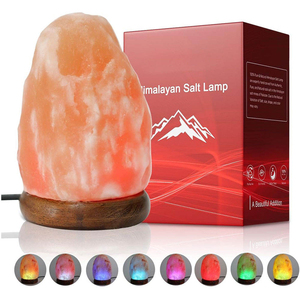 Lampe de sel de l'Himalaya au design unique, lumière douce, lampe de sel de l'Himalaya style maison - Product Image 1