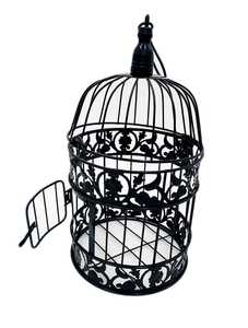 Lanterne porte-bougie en métal vintage, support décoratif creux pour bougie, pour la maison, les mariages, les fêtes, la table, la décoration de jardin - Product Image 1