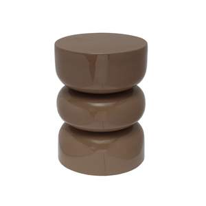 Table d'appoint en fer durable avec revêtement en poudre, tabouret en métal |   Table d'appoint ronde industrielle à finition ombrée |   Vente en gros pour hôtels et maisons - Product Image 2