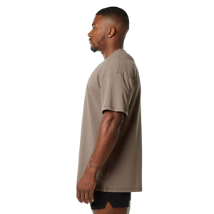 T-shirts pour hommes surdimensionnés, épais et lourds, 100% coton tricoté, style sportif, décontracté, streetwear, t-shirts personnalisés pour hommes - Product Image 2