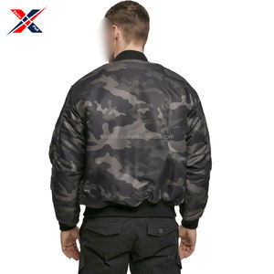 2025 Blouson aviateur en toile pour hommes personnalisé Design unique vêtements d'extérieur avec col montant prix raisonnable - Product Image 3