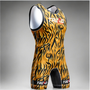 Combinaison de lutte personnalisée Sky Wolf pour hommes - Uniforme de compétition d'équipe, OEM disponible - Product Image 1