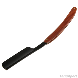 TARIQXPORT Beauty <b>Care</b> Professional Men's Hair <b>Beard</b> Shaving Tool Stainless Steel Barber Folding Straight Razor Wooden Handle - Product Image 6