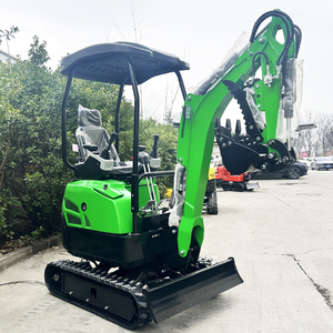 Mini-excavatrice sur chenilles du fabricant d'origine, certifiée CE, moteur Kubota, peut être équipée d'une benne, livraison rapide - Product Image 5