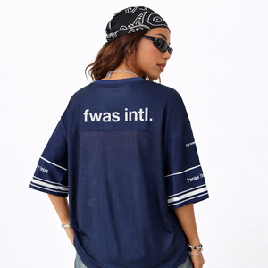 Camiseta Deportiva Personalizada de Fútbol Americano, Talla Grande, de Malla de Una Sola Capa, Holgada, para Fanáticos del Fútbol Americano - Product Image 2