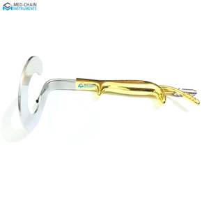 เครื่องมือผ่าตัดเสริมหน้าอกแบบวงกลม C พร้อมไฟเบอร์ออปติก ตัวขยายหน้าอกแบบมีไฟ สแตนเลสสตีล สำหรับศัลยกรรมพลาสติก - Product Image 6