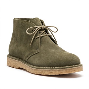 Botas Chukka 100% Cuero Genuino para Hombre, Color Marrón Vintage, Transpirables, con Cordones, Venta al Por Mayor, Liquidación, Envío Inmediato, Lote en Stock BD - Product Image 1