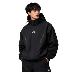 Customized Casual Autumn Woven Waterproof Lightweight Nylon Jogging Training Hiking Stretch Quick Dry Windbreaker Men's <b>Jackets</b> - Product Image 1