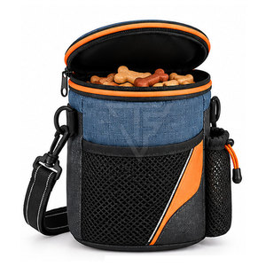 Sac de dressage pour chien multi-poches, pochette à friandises pour animaux de compagnie avec sangle réglable et porte-sac à déjections pour les promenades avec le chien - Product Image 6
