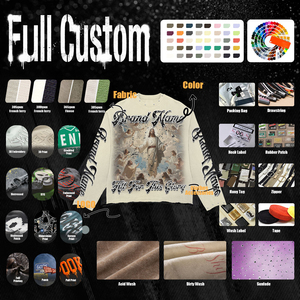 Camiseta de Manga Larga para Hombre de Marca con Estampado de Jesucristo, Estilo Urbano, Cuello Redondo, Tejido de Punto, Corte Regular - Product Image 4