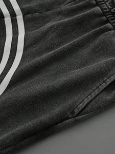 Ensemble de survêtement streetwear pour homme, personnalisé, effet délavé à l'acide et effet soleil, nouveau style vintage, sweat à capuche zippé et pantalon ample, 100% coton uni - Product Image 5