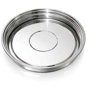 PREMIUM DELUXE Durable STAINLESS STEEL SINGLE HOLY COMMUNION TRAY 40 CUPS Bottom Ring <b>Mirror</b> Finish Food Dishwasher Safe - Product Image 2