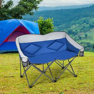 <b>Padded</b> Backrest Folding Camping <b>Chair</b> with Carry Bags for Outdoor Furniture - Product Image 6
