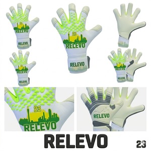 Guantes de Portero de Fútbol Unisex Ajustables Antideslizantes con Cierre de Velcro de Cuero RELEVO INDUSTRIES, Protección para los Dedos, Engrosados - Product Image 4