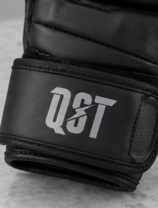 Gants d'entraînement MMA professionnels avec protection rembourrée des jointures, construction en cuir PU, sangle de poignet réglable en velcro - Product Image 5
