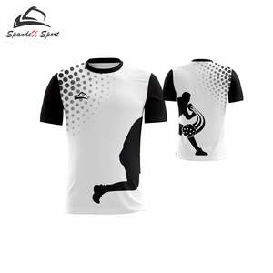 Custom 100% Polyester <b>Fleece</b> High Quality Anti-Pilling Loose Fit Custom Logo Manufacturer <b>Mens</b> Digital Printing OEM ODM T-<b>Shirts</b> - Product Image 5