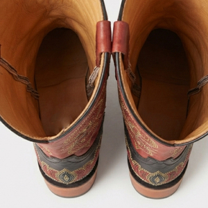 Botas Vaqueras de Cuero Occidental para Mujer, Botines Vaqueros de Cuero con Bordado Personalizado, Botas Vaqueras de Cuero Occidental Hechas a Mano de Primera Calidad - Product Image 5