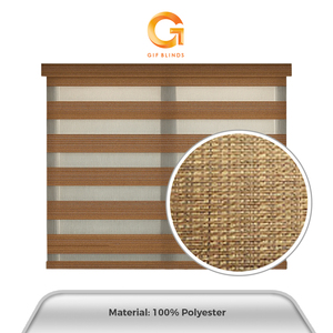 Mejor Proveedor de Persianas Zebra con Protección Solar del 50%, Color Marrón ZB91504 198x183cm, para Hogar y Oficina, Superventas en Malasia, Calidad OEM B2B - Product Image 5