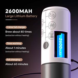 Macchina da <span class=keywords><strong>Caffè</strong></span> Portatile ICafilas per Campeggio, Mini Macchina per <span class=keywords><strong>Espresso</strong></span> Elettrica USB da Viaggio per Uso Domestico e all'Aperto - Product Image 2