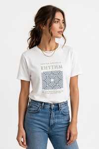 เสื้อยืดผู้หญิงฤดูร้อน สีกรมท่า ผ้าฝ้ายนุ่ม สวมใส่สบาย แขนสั้น ระบายอากาศได้ดี คุณภาพสูง ปรับแต่งได้ แฟชั่นเสื้อผ้า คอกลม - Product Image 3