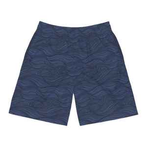 Breathable High Waist Men Gym Shorts 100% Polyester Solid Casual Quick Dry Breathable Workout Shorts <b>for</b> Fitness & Training - Product Image 5