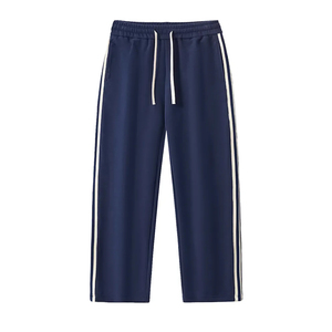 กางเกงพิมพ์ลายตามสั่ง สไตล์ลำลอง สตรีทแวร์ จ็อกเกอร์ กางเกงวอร์ม ผ้าฟลีซหนานุ่ม มีกระเป๋า ขากว้าง ชุดกีฬา สไตล์วิทยาลัย - Product Image 3