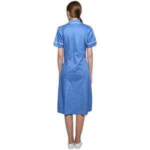 Uniforme de Enfermera, Uniforme Médico, Uniforme de Hospital, Uniforme de Trabajo con Rayas, Vestido de Trabajo para Doctora o Enfermera - Product Image 4