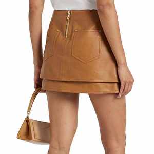 Jupes pour femmes en cuir faites à la main, grandes tailles, en cuir véritable ou simili cuir, sur mesure - Product Image 6