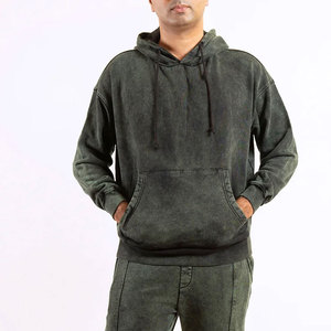 Survêtement d'hiver décontracté coupe-vent en coton et polyester, respirant, léger, à capuche, avec logo personnalisé, grande taille, pour homme, élastique - Product Image 5