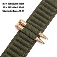 Porte-Munitions MOLLE en Nylon Premium 6X à Libération Rapide, Équipement d'Extérieur Robuste Vintage pour le Tir, Pochette de Ceinture pour Balles