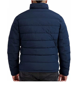Veste matelassée unisexe en toile légère, chaude, imperméable, coupe-vent, isolée, col montant, design patchwork - Product Image 3