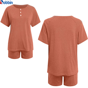 Conjuntos Deportivos de 2 Piezas para Mujer, Estilo Hip Hop, Verano, Súper Suaves, Spandex/Algodón, Transpirables, Secado Rápido, Ecológicos, Mangas Cortas - Product Image 6