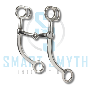 Bocado de Acero Inoxidable Premium para Caballos, Tipo Western, con Boca Articulada, para Montar, Conducir y Entrenar - Product Image 1