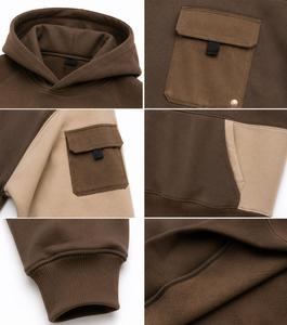 Sudadera con Capucha para Hombre, Invierno, ODM, Personalizada, Talla Grande, 370g, Ecológica, Spandex/Algodón, Sólida, Unisex, Forro Polar Grueso, Secado Rápido, Transpirable - Product Image 5