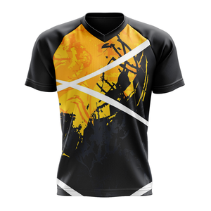 Nouveaux T-shirts respirants à col en V pour hommes 2026, en coton et polyester, couleur personnalisée, haute qualité - Product Image 5