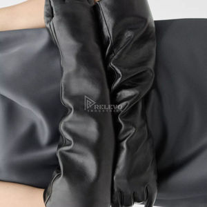 Guantes Profesionales de Cuero para Motociclismo de Carreras, Protección Larga para Muñeca, Protector de Nudillos de Fibra de Carbono, Guantes Completos para Motociclistas - Product Image 2