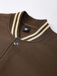 <b>Men's</b> Autumn/Winter Number 23 Printed <b>Long</b>-Sleeved Baseball <b>Jacket</b> Classic Color Block Fashion Casual Outdoor Sports Top - Product Image 3