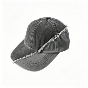 Gorra de Seis Paneles Estilo Premium, Cómoda y Lavada, Impermeable, 100% Algodón, para Uso Casual en Todas las Estaciones - Product Image 1