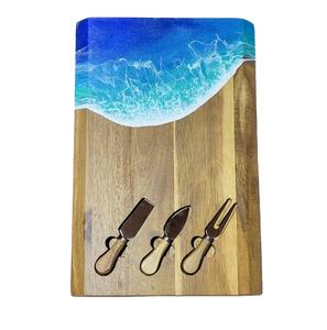 Usine directe belle planche à fromage en résine de bois indien pour les fêtes de mariage décor de Table blocs à découper utilisés pour l'exportation - Product Image 1