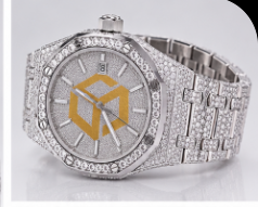 Reloj de Pulsera de Cuarzo de Lujo con Diamantes de Imitación Moissanite, Estilo Hip Hop, para Hombre, Poligonal, Analógico - Product Image 4