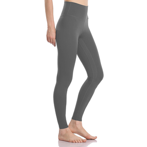 Legging taille haute sans couture pour femme, effet froncé, fuselé et respirant, fabriqué à partir de 51 % polyamide, 38 % polyester et 11 % élasthanne - Product Image 1