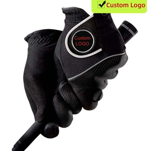 Custom Made Cabretta Full-Hand Golf Glove Lightweight Non-Slip <b>Hook</b> Loop Closure Unisex Private Label Wholesale Price Golf Glove - Product Image 4