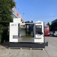   Centre d'usinage CNC 3 axes haute précision VMC1160, machine CNC verticale de haute précision pour le métal, commande Fanuc Mitsubishi