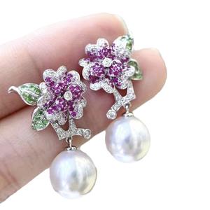 Nouvelles boucles d'oreilles pendantes en argent pur 925, 12-13 mm, épaisses, dorées, polyvalentes, exquises, 12 perles dorées, boucles d'oreilles pendantes de base - Product Image 5