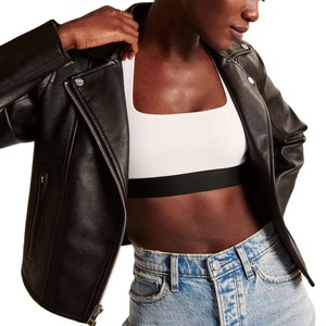 Chaqueta de Cuero Genuino para Mujer de Primera Calidad con el Mejor Diseño, Personalizable, Color Sólido, Nuevo Estilo, Impermeable, Reversible y Ecológica - Product Image 2