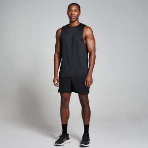 Men's 100% Polyester Gym Tank <b>Top</b> Sleeveless Workout Training <b>Vest</b> Lightweight Quick Dry Athletic Shirt Custom Wholesale <b>Top</b> - Product Image 3