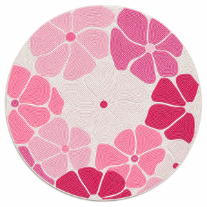 Napperons de table brodés de perles de rocaille par un créateur de mode, faits main, décoratifs, pour la décoration intérieure, cadeaux - Product Image 2