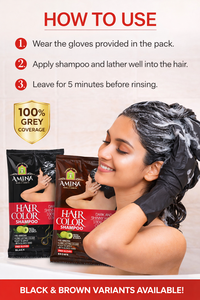 Mejor Champú Cosmético para el Cabello de Personas Mayores, Color Negro Marrón, Tinte Instantáneo en 5 Minutos, Sin Amoníaco, Fórmula Halal 2 en 1, Suministro a Granel - Product Image 6