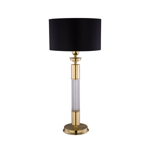 Luxury Metal <b>Table</b> <b>Lamp</b> with Detailed Pierced Shade and Transparent Glass Orb <b>Base</b> for Stylish Home Lighting - Product Image 6