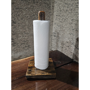 Wholesale Pineapple Paper Towel Holder With Weighted Wooden Base Proof Aluminum Tissue Stand For Luxury Kitchen & Dining <b>Table</b> - Product Image 6